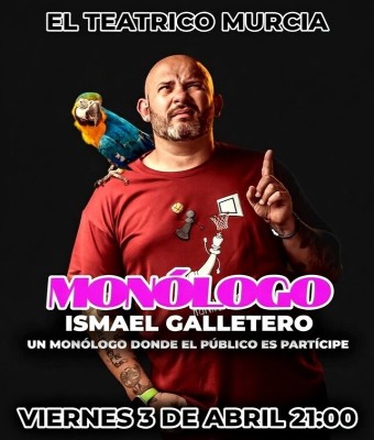 Monólogo Ismael Galletero en ''El Teatrico'' de Murcia (El Ranero)