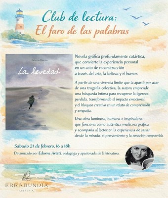 Club de lectura: El faro de las palabras en Gipuzkoa