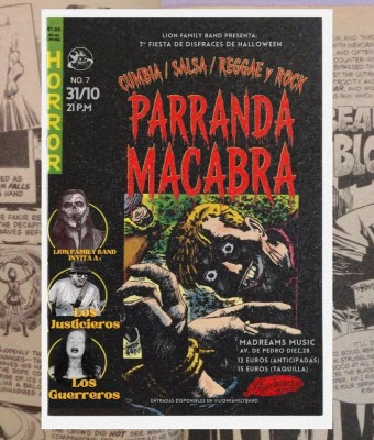 Parranda Macabra (Vol. 7) Lion Family Band, Los Justicieros y Los Guerreros en Madrid