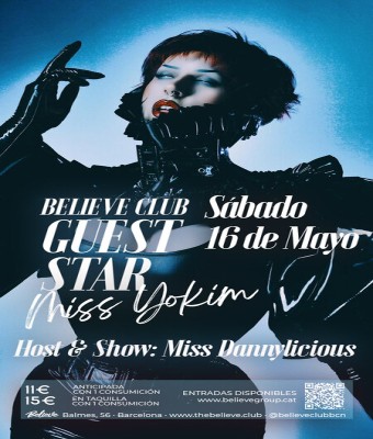 Believe Club · Miss Yokim en Barcelona