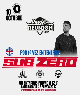   Sub Zero en Bass Reunion  en Santa Cruz de Tenerife