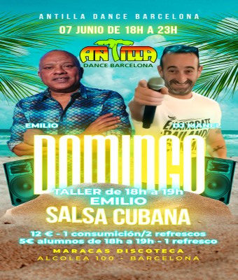 ANTILLA SALSA BARCELONA - DOMINGO 7 JUN26 