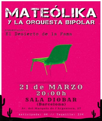 Mateólika y La Orquesta Bipolar en Barcelona