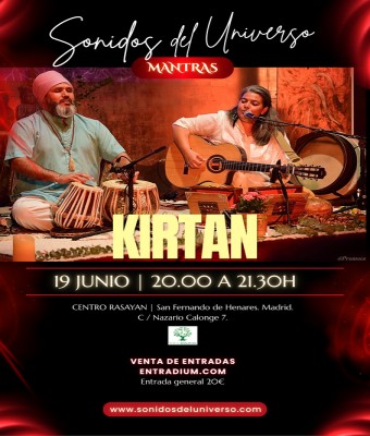 CONCIERTO de MANTRAS  Sonidos Del Universo en Madrid