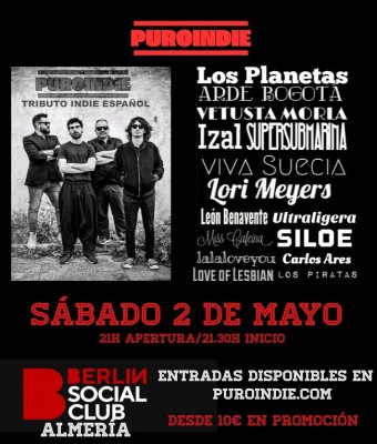 PuroIndie en Almería Sala Berlín Social Club