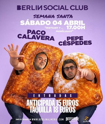 PACO CALAVERA Y PEPE CESPEDES - 4 Abril Berlín Social Club en Almería