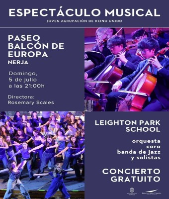 Concierto Gratuito  LEIGHTON PARK SCHOOL  Nerja en Málaga