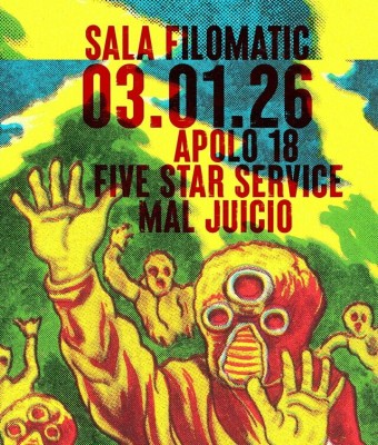 Concerto Five Star Service + Mal Juicio + Apolo18 3 de Xaneiro Sala Filomatic en Coruña, A