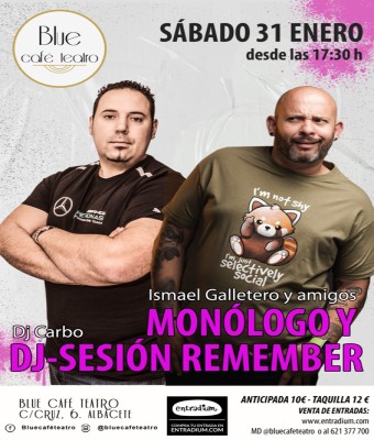 SÁBADO 31 DE ENERO - FIESTA DESPEDIDA- MONÓLOGO Y SESIÓN DJ en Albacete