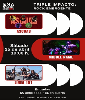 TRIPLE IMPACTO: ROCK EMERGENTE en Santa Cruz de Tenerife