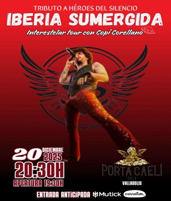 Iberia Sumergida con Copi Corellano en Valladolid - Porta Caeli