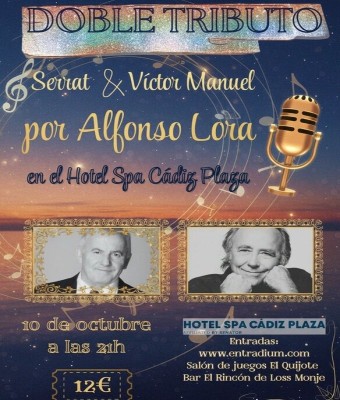 Tributo Joan Manuel Serrat y Víctor Manuel en Cádiz