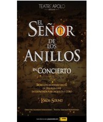 Concierto El Señor de los Anillos en Barcelona - Teatro Apolo de Barcelona