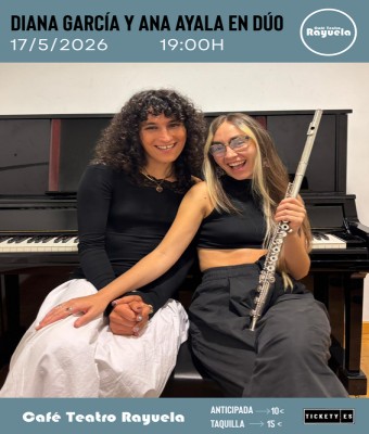 Diana García y Ana Ayala en dúo, en el Café Teatro Rayuela en Santa Cruz de Tenerife