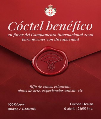 Cóctel benéfico x Malta Camp 2026 en Madrid