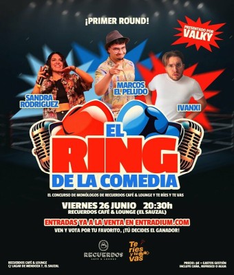 EL RING DE LA COMEDIA  Primer Round en Santa Cruz de Tenerife