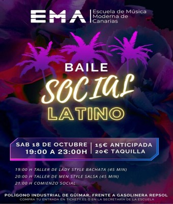 SOCIAL LATINO SÁBADO 18 DE OCTUBRE en Santa Cruz de Tenerife