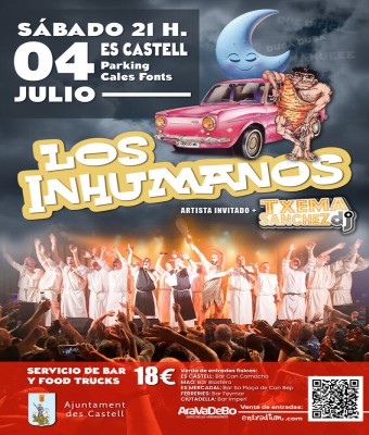 Los inhumanos en Es castell 4 de julio 2026 en Balears, Illes