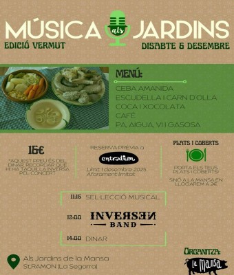 DINAR (Música als Jardins) en Lleida