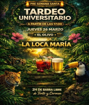 TARDEO Pre Semana Santa- La Loca María - CC Neptuno Granada