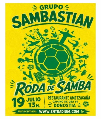 Sambastian - Roda de Samba 19 de julio 2026 en Gipuzkoa