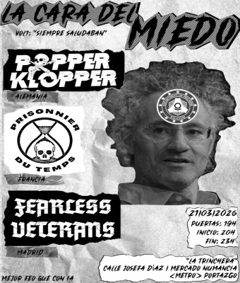 La Cara Del Miedo, Vol.1: Popper Klopper, Prisonnier Du Temps, Fearless Veterans en Madrid