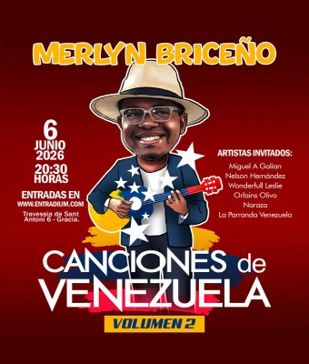Merlyn Briceño Canciones de Venezuela Volumen 2 en Barcelona