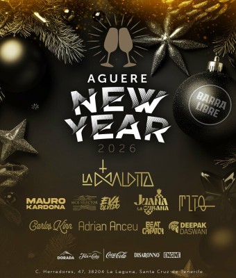 AGUERE NEW YEAR en Santa Cruz de Tenerife