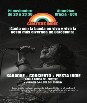Guateke indie en Barcelona
