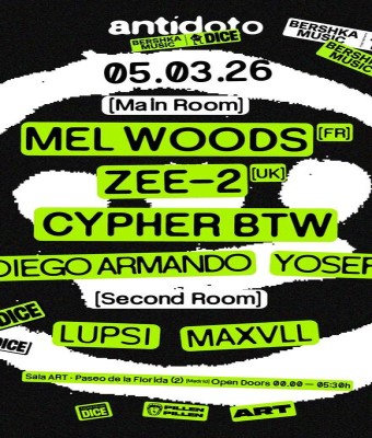 GANA ENTRADAS: ANTÍDOTO CLUB x BERSHKA MUSIC en Madrid