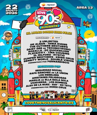 Love the 90's Alicante 2026
