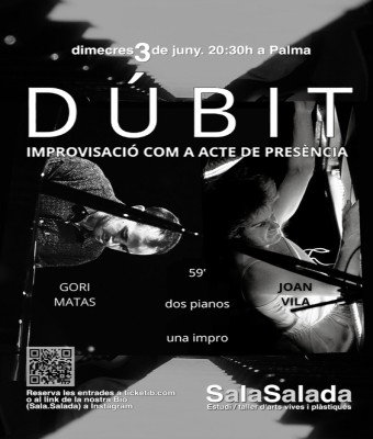 Dúbit. MonJoanTiquat i Gori Matas. 2 pianos. una impro en Balears, Illes
