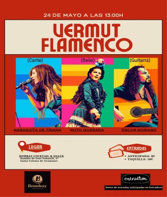 Vermut flamenco Bombay Santa Colom en Barcelona
