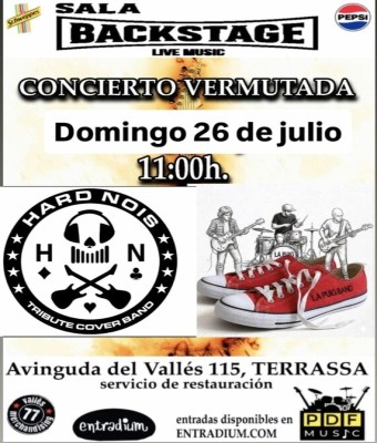 Concierto Vermutada con Hard Nois & La Pug Band en Barcelona