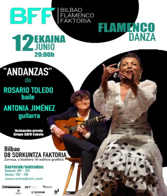 Tablao Flamenco - Ekainak 12 de Junio en Bizkaia