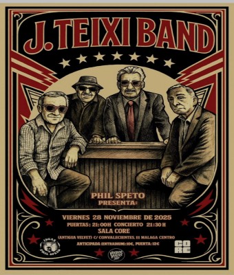 PHIL SPETO PRESENTA: J. TEIXI BAND en Málaga