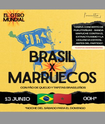Brasil x Marruecos · El otro mundial · L'Occulta en Barcelona