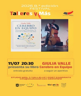 TALLERES Y MÁS (Festival Jazz  y  Más 2026  8.ª edición) Dissabte 11 de juliol: Giulia Valle  en Balears, Illes