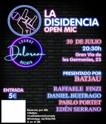  jam de comedia la disidencia comedy en Valencia/València