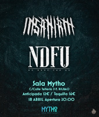 INSANIAM + NO DROP FOR US (BILBAO) en Bizkaia