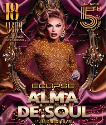 Alma de Soul en ECLIPSE viernes 18 Septiembre en Granada