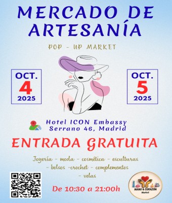 Mano&Corazón: Market de Artesanía en Serrano 46 en Madrid