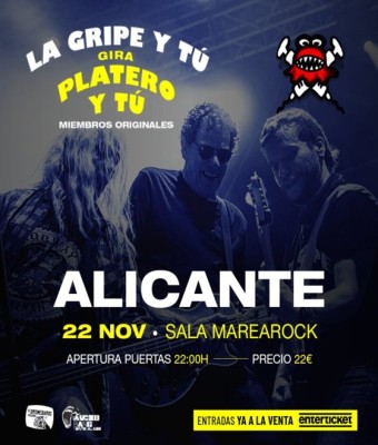 La Gripe y Tú en Alicante en Sala Marearock