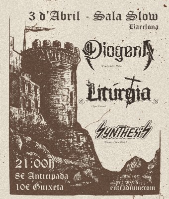 Diogena + Litúrgia + Synthesis @ Slow Barcelona