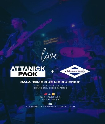 Attanick Pack + Calle Americana en Madrid