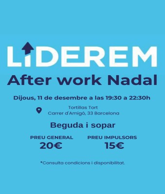 Liderem Afterwork Nadal  en Barcelona
