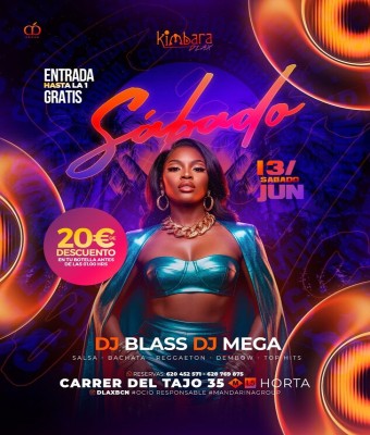KIMBARA DLAX · SÁBADO 13 JUN26 en Barcelona