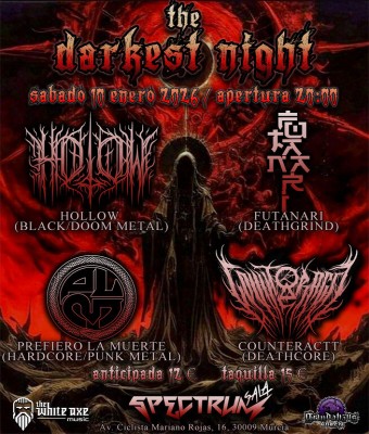 The Darkest Night (Counteractt, Hollow, Prefiero La Muerte, Futanari) en Murcia