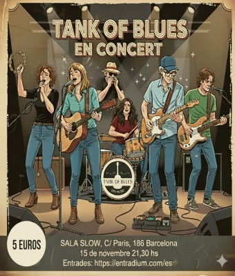 Concert Tank of blues en Barcelona