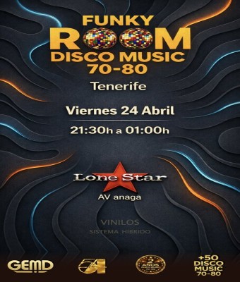 Disco Funky Room 70-80 Santa Cruz  en Santa Cruz de Tenerife